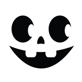 Jack-O-Lantern Face 32 | Free Stencil Gallery