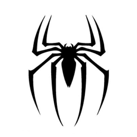 Spiderman Symbol Stencil | Free Stencil Gallery