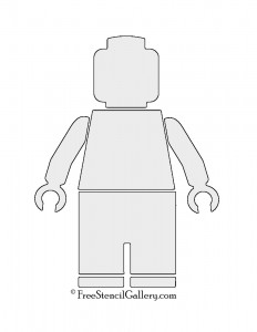 Lego Man Stencil | Free Stencil Gallery