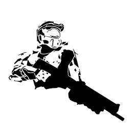 Halo Master Chief Stencil | Free Stencil Gallery