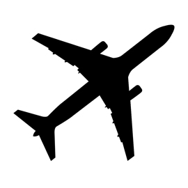 Airplane Silhouette Stencil | Free Stencil Gallery