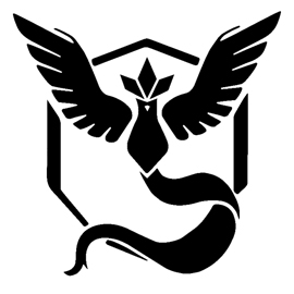 Pokemon Go - Team Mystic Emblem | Free Stencil Gallery