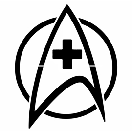 Star Trek - Medical Insignia Stencil | Free Stencil Gallery