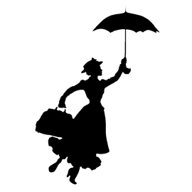 Mary Poppins Stencil | Free Stencil Gallery