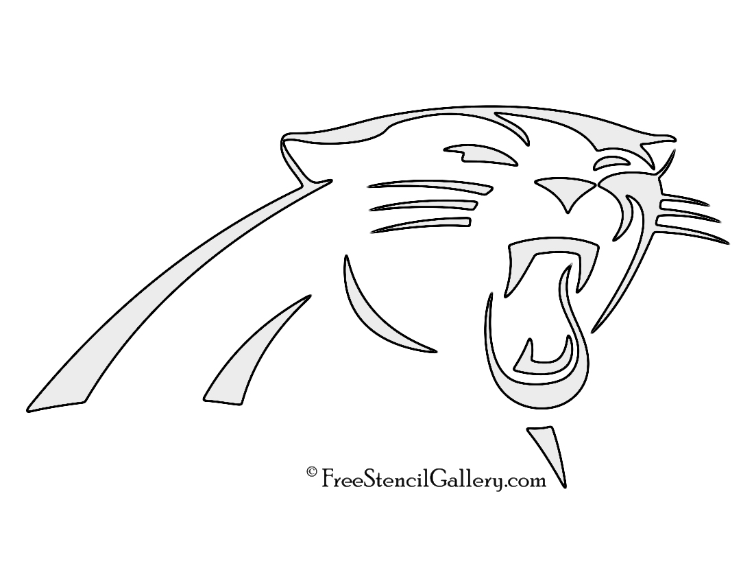 panthers logo coloring pages - photo #23