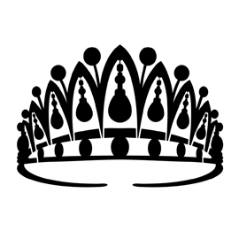 Tiara Stencil | Free Stencil Gallery