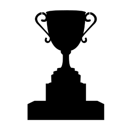 Trophy 01 Stencil | Free Stencil Gallery