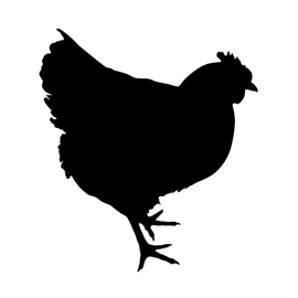 Chicken Silhouette Stencil | Free Stencil Gallery