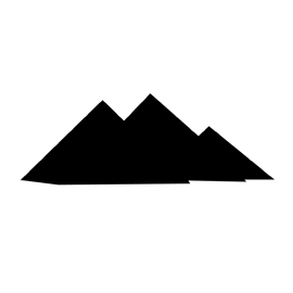 Pyramids 02 Stencil | Free Stencil Gallery