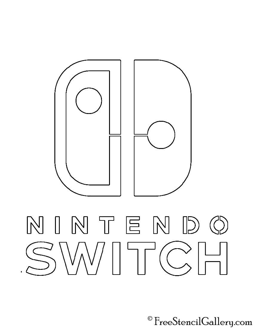 Nintendo Switch Logo Stencil | Free Stencil Gallery