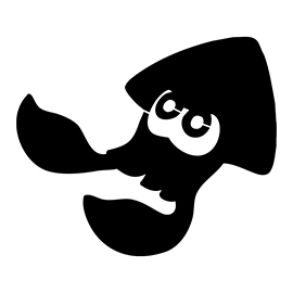 Splatoon Inkling Squid Stencil | Free Stencil Gallery