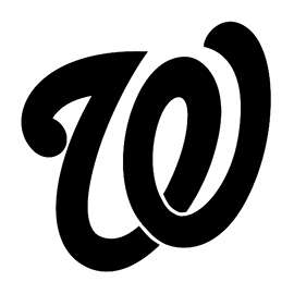 MLB - Washington Nationals Logo Stencil | Free Stencil Gallery